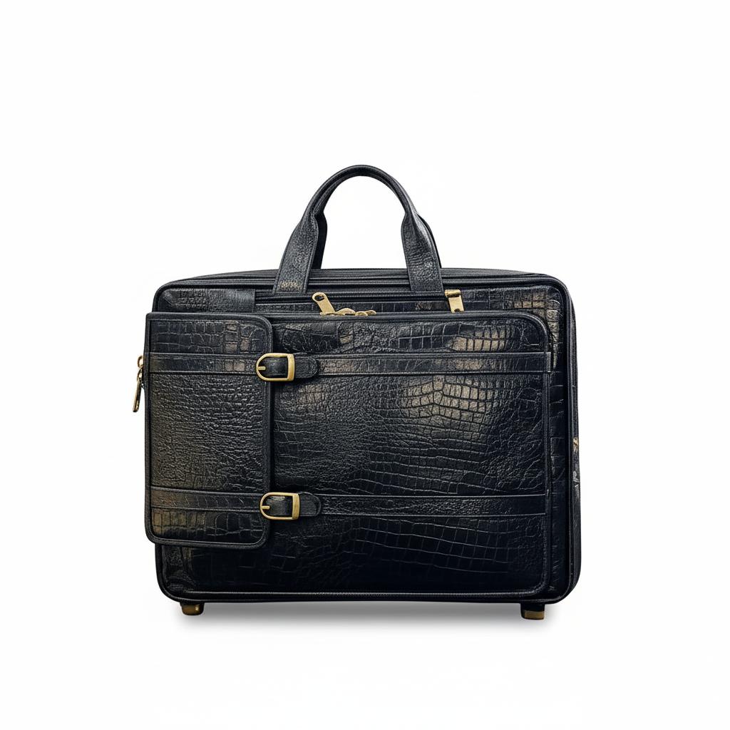 Heritage 3-in-1 Leather  Bag (Black)