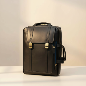 Heritage 3-in-1 Leather Bag (Black)