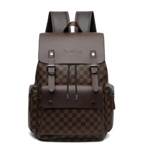 Premium Anti-Theft Laptop Backpack - Vintage Brown